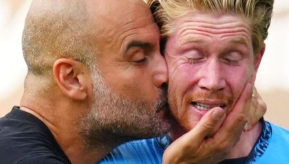 乐鱼体育-丁丁忧郁曼市 瓜帅：最伟大中场 阿莫林：人对队错