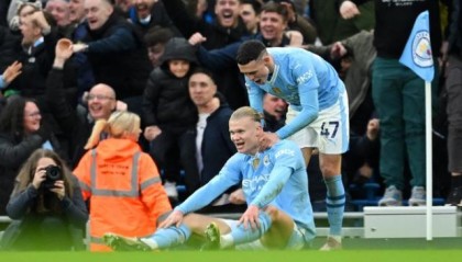 【英超】拉10世界波难奈福登双响，曼城3-1曼联